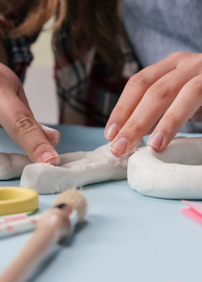 Изготовление броши из полимерной глины